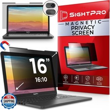 SightPro Magnetic Laptop Privacy Screen 16 Inch 16:10 - Patented