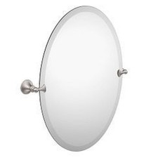 CSI DN2692BN Mirror 22.8" x 2.5" Brushed Nickel Pivot Hardware Glenshire