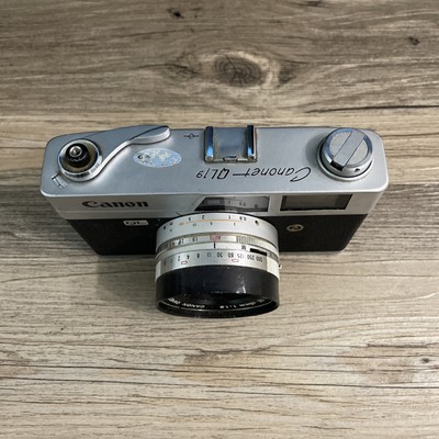 Canon Canonet QL19 35mm Rangefinder Film Camera Untested | eBay