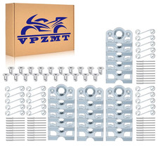 1/4 Turn Quick Release Steel Slot Head Dzus Fastener Button with Springs & Dimpl