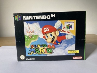 Nintendo 64 Super Mario 64 PAL Deutsch OVP Anleitung Inlay Original N64
