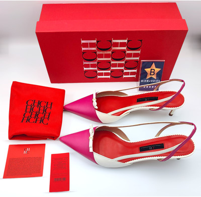 Carolina Herrera Slingpumps Schuhe Absatzschuhe Gr. UK 6 Neu mit Karton! UVP 420£  