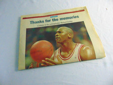 Michael Jordan Chicago Tribune Newspaper Oct 13 1993 Thanks For The Memories