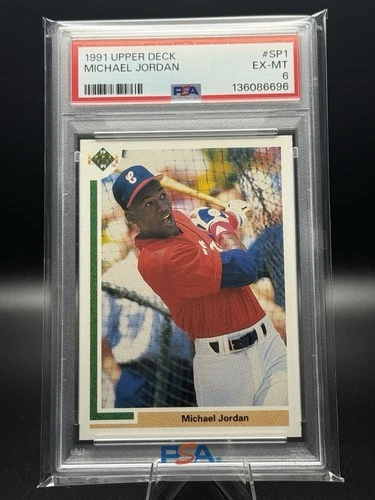 1991 Upper Deck - Short Print Michael Jordan SP1 Graded PSA 6