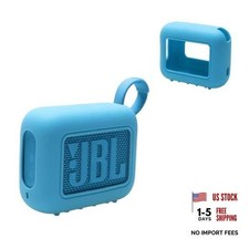 Silicone Cover Case for JBL Go 4 Ultra-Portable JBL GO 4 Cover Case Light Blue