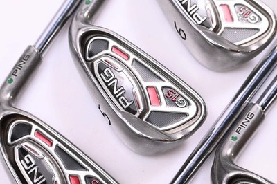 Ping G15 Eisen / 4-PW+SW / Green Dot / Regular Flex Ping AWT Schäfte