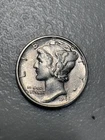 1945-D Mercury Dime Nice Bands Nice AU Condition SKU#38242