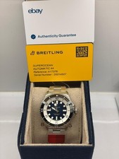 breitling superocean 44mm blue