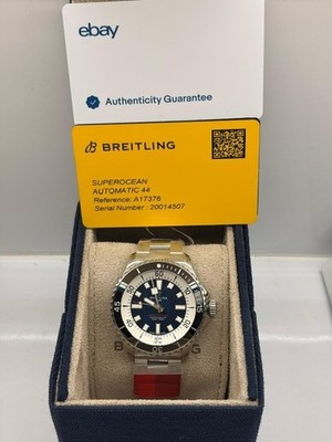 breitling superocean 44mm blue