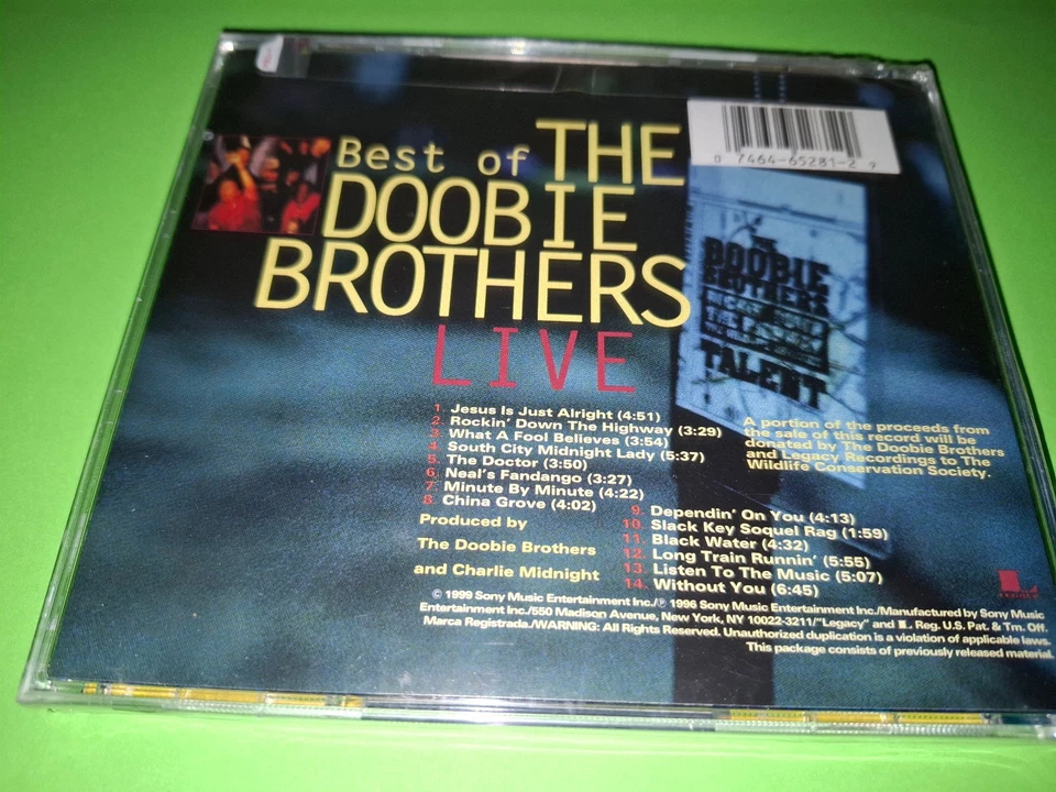 Neu & OVP - CD The Doobie Brothers – Best Of The Doobie Brothers Live - Bild 2 von 2