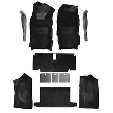 Black Cut Pile Complete Carpet Set Automatic Convertible 1971-1972 Corvette
