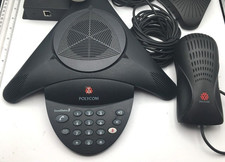 Polycom Lot of 3 Conference Phone, Extended Mic, Wall Module