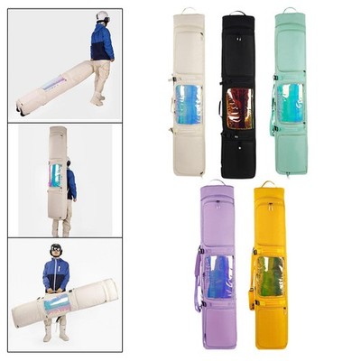 Snowboard Bag, Ski Bag, Wheeled Pouch Large Capacity Carry Case Shoulder Straps