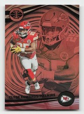 2023 Panini Illusions #54 Clyde Edwards-Helaire Orange Trophy Collection
