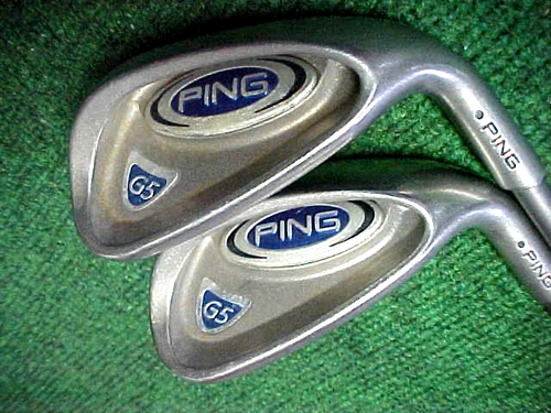 PING G5 Black Dot SW Sand Wedge & LW Lob Wedge w/ TFC 100 I Regular Graphite RH