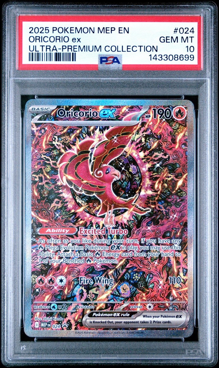 PSA 10 Oricorio Ex SIR Charizard UPC #024 2025 Pokemon Promo