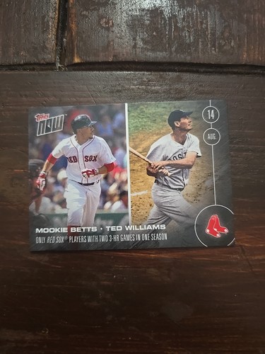 2016 Topps Now 355 Mookie Betts / Ted Williams