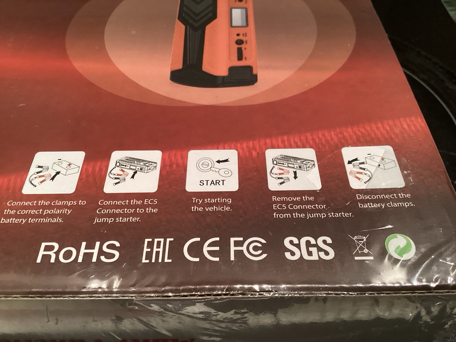 AWANFI  C104 PORTABLE MULTI FUNCTION JUMP STARTER BATTERY BOOSTER NEW!