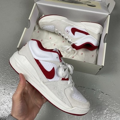 Nike Jordan Stadium 90 White Varsity Red DX4397-106 Herren Größe UK7