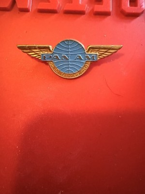 Vintage Pan Am Junior Clipper Pilot Wings Pin Badge Pan American Airways
