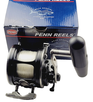 Penn Baja Special 4/0 Senator 113HN Reel - power handle,80lb braid