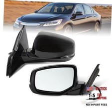 Left Side Mirror Assembly Compatible with 2013-2017 Accord 6Pins  Power Glass