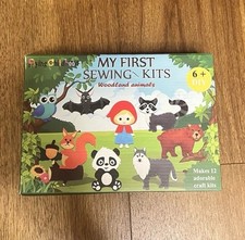 My First Sewing Kit Woodland Animals Kids Learn to Sew 12 Crafts Ages 6 Open Bc