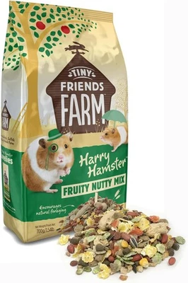 BRANDED Supreme Petfoods Tiny Friends Farm Harry Hamster Fruity Nutty Mix, Various