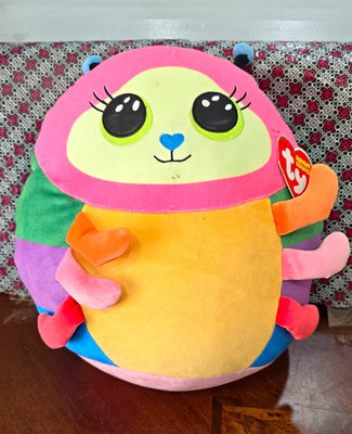 NWT Nessa the caterpillar from TY Squish-A-Boos