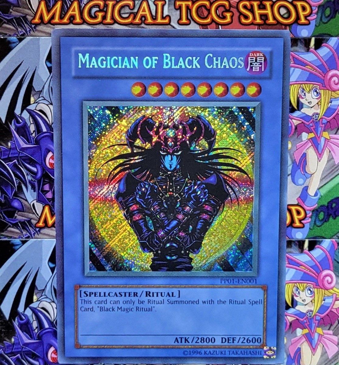 Yugioh Magician of Black Chaos PP01-EN001 Secret Rare Konami 2007
