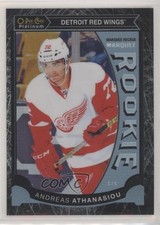 2015 O-Pee-Chee Platinum Marquee Rookies Black Ice 14/99 Andreas Athanasiou av1
