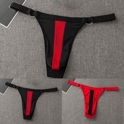 Männer Neue Mesh Bulge Pouch T Back Tanga Bikini Unterwäsche Niedrige Taille