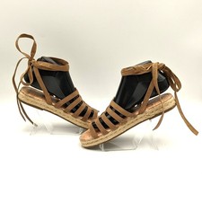 Circus by Sam Edelman Ariel Golden Caramel Lace-up Espadrilles 8M Preowned