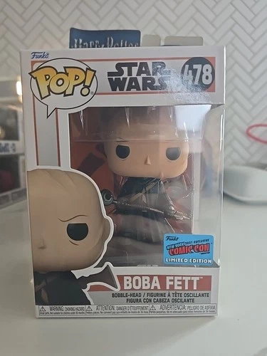 Funko Pop! Star Wars 478 Boba Fett 2021 NYCC Exclusive New York Con Sticker