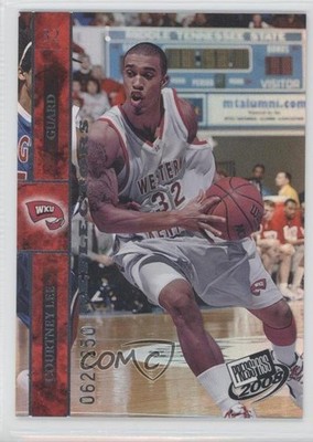 2008-09 Press Pass Silver Reflectors 62/250 Courtney Lee #20 Rookie RC 0c2