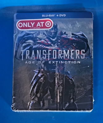 Transformers Age Of Extinction Blu-Ray & DVD SteelBook Special Ed.- New & Sealed