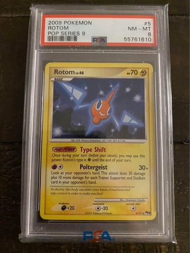 Rotom graded PSA 8 for sale on eBay