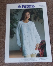 Patons PBN C 4957 Tunika Sweter rozm. 30 - 40" DK - piękny wzór