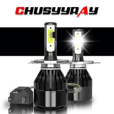2 H4 SUPER Bright LED Headlight For Ski-Doo MXZ 700 1999-2003 Bulbs