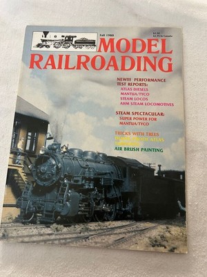 MODEL RAILROADING Magazine Fall 1980 Atlas Mantua Tyco AHM Trains Hobby