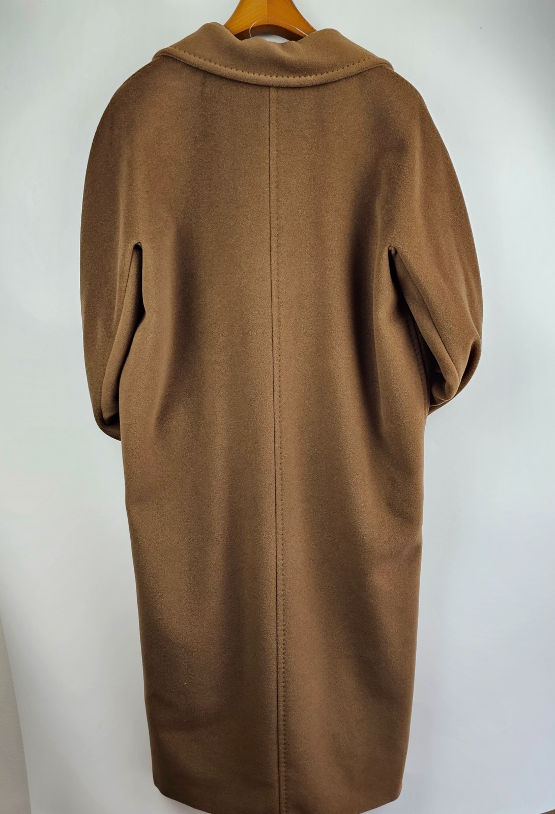 MAX MARA Madame 101801 Belted Brown Wool Long Coat New & Authentic image 7