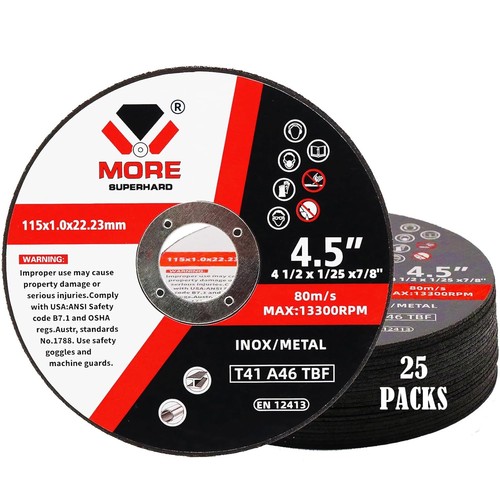 25 Pack Cut Off Wheel 4 1/2 Inch Cutting Wheels 4-1/2