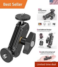 Magic Arm with Double Ballhead - Stable 360  DSLR Mount for Camera Accessories