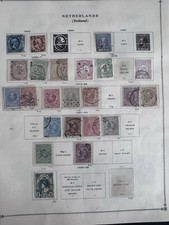 1850s-1940 Netherlands With BOB On Scott International Album Pages