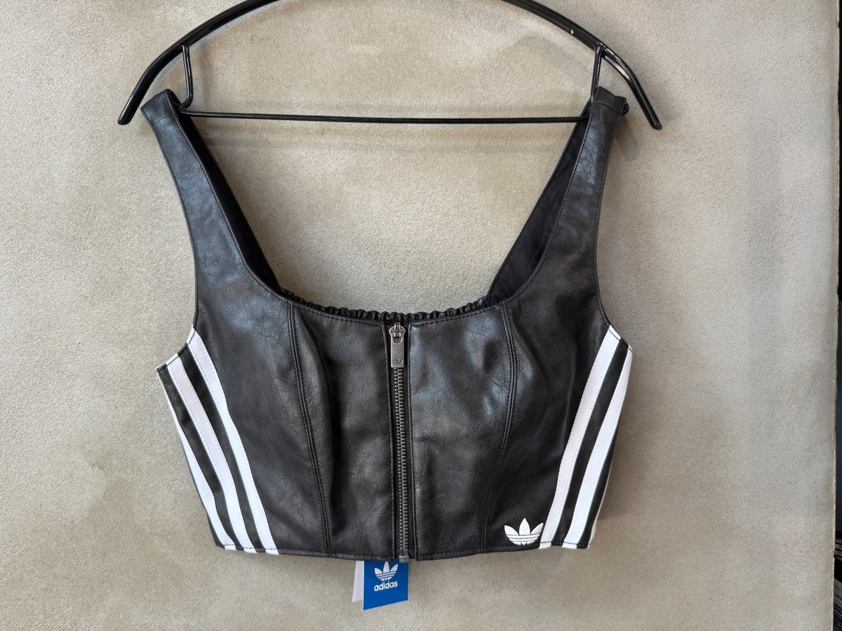adidas Originals Adilenium Season3 Vintage Faux Leather Women Top