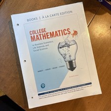 College Mathematics for Business, Economics, ...
