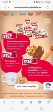 Nutella,kinder ,knusper Lieblingstasse Codes