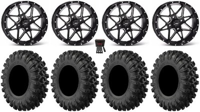 ITP Tornado 15'' Wheels Black 32'' MotoRavage XL Tires Can-Am Maverick X3