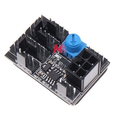 Chassis Fan PWM Hub Speed Controller Desktop Computer Cooling Fans Module DC12V 