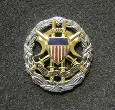 VINTAGE N. S. MEYER UNITED STATES JOINT CHIEF OF STAFF BADGE. FULL SIZE. GLOSS